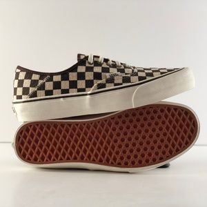 vans authentic sf distressed checkerboard